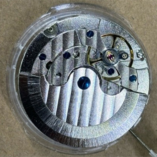 Shanghai watch accessory featuring multifunctional movement, big date at 12, and moon phase at 6.