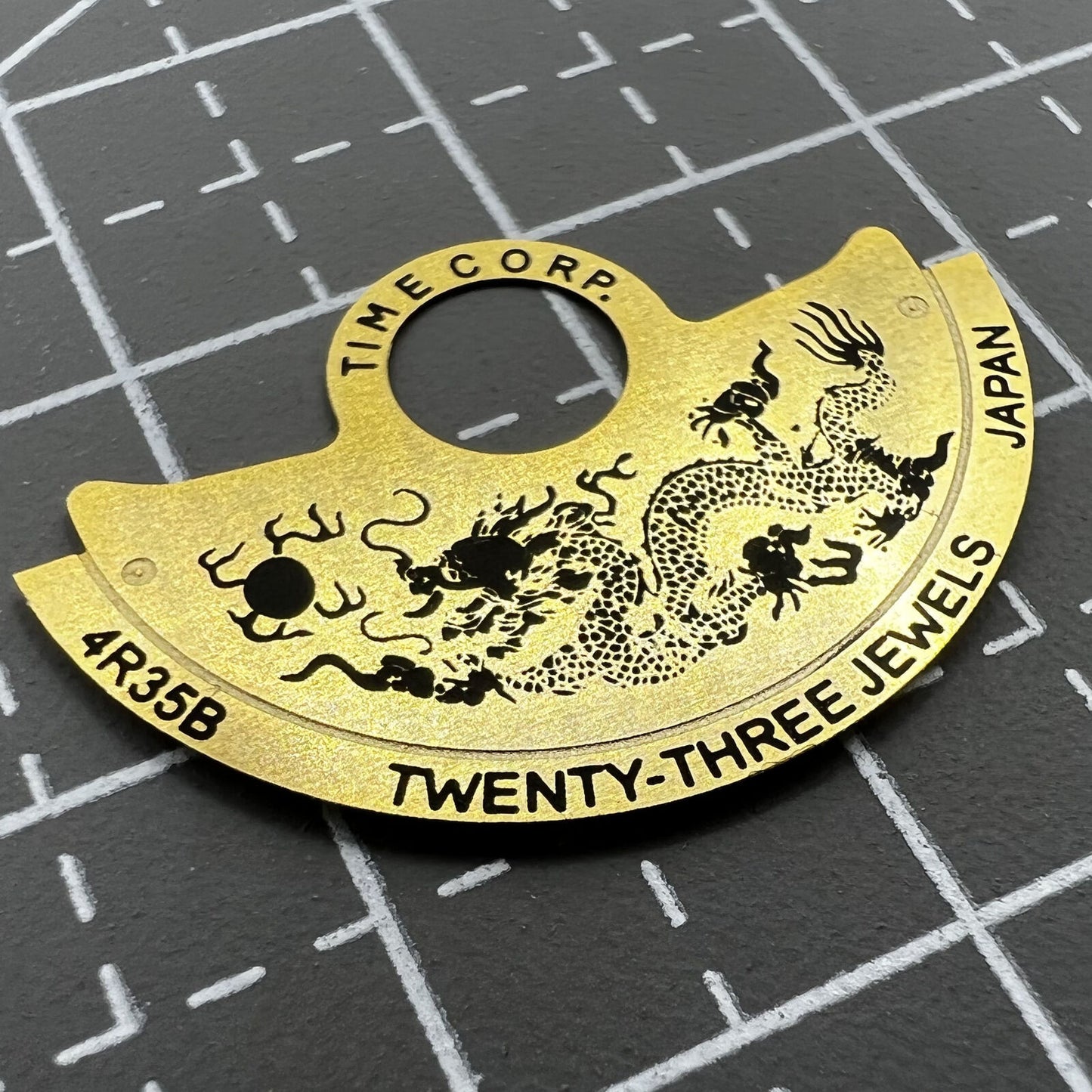 Masse oscillante Dragon Zodiac Golden Rotor pour Seiko NH35 NH36 4R35