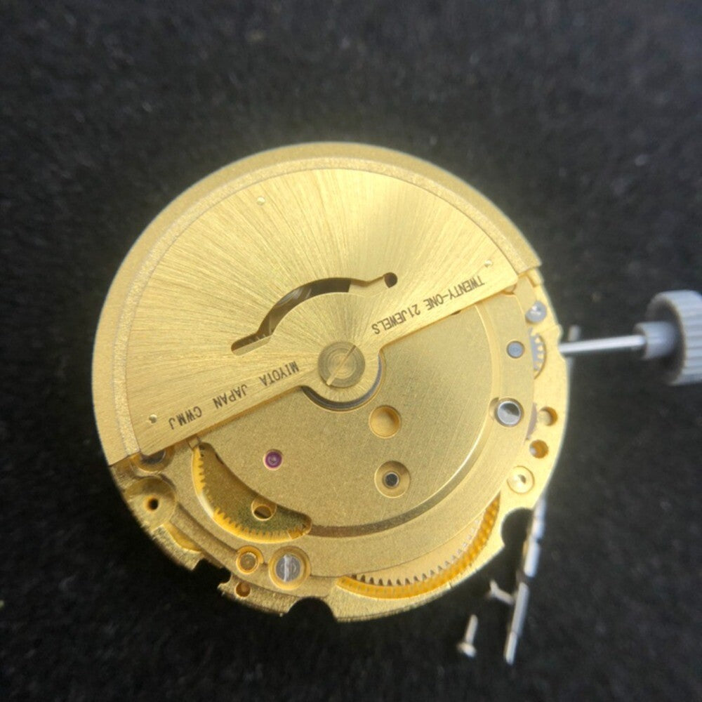 Echte, in Japan hergestellte goldene Citizen Herrenuhr 8200 mit automatischem mechanischem Uhrwerk