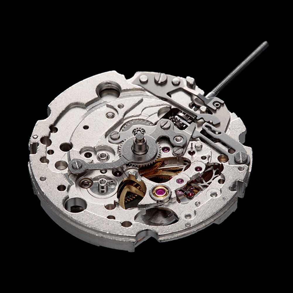 Miyota / Citizen 82S5 Silver Plated Japan Automatic Mechanical Movement