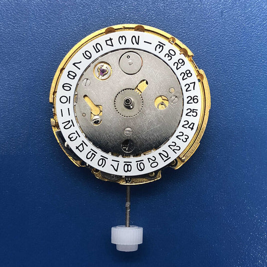 MINGZHU 2813 DG2813 automatic gold watch movement with 3 hands for precise timekeeping.