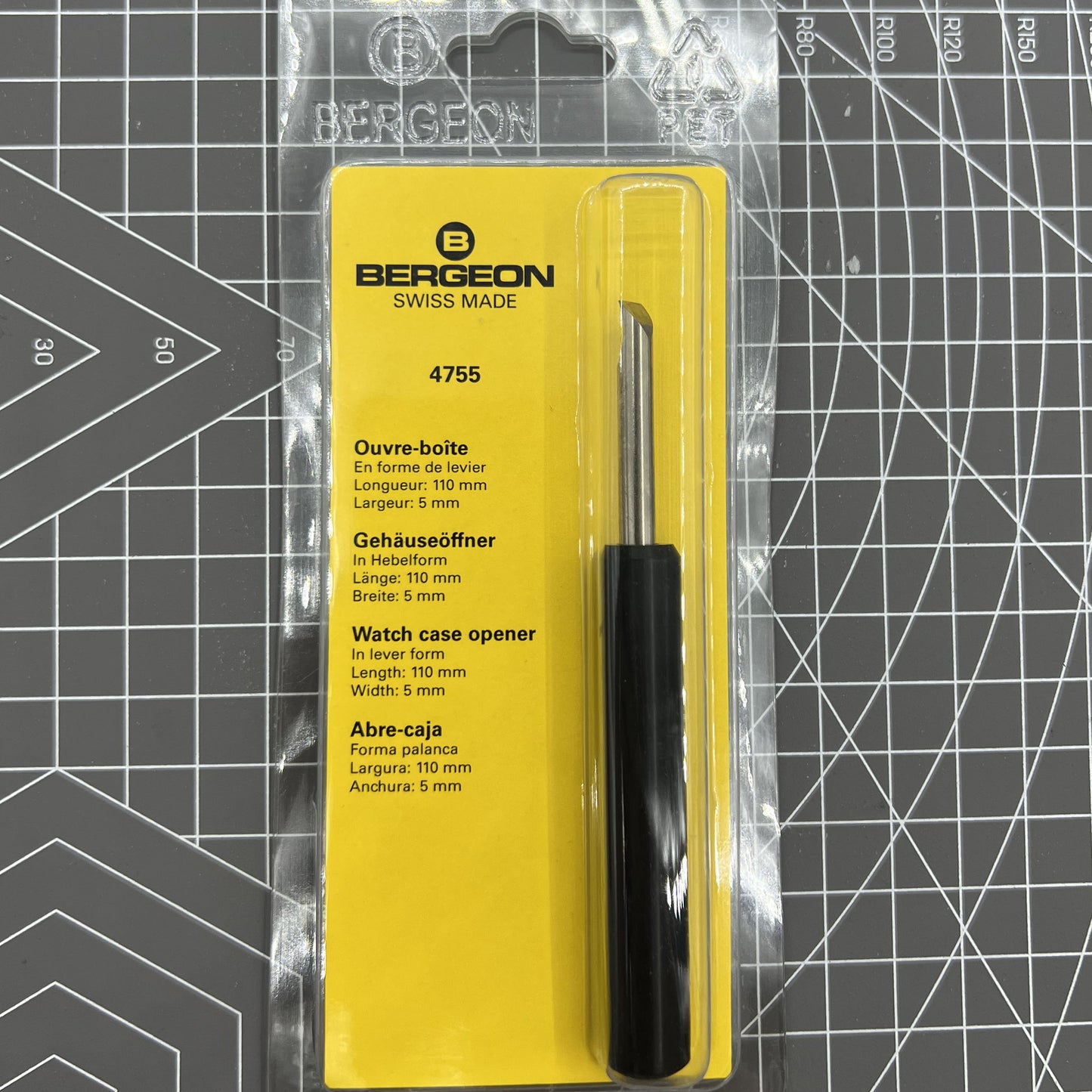 Swiss Bergeon 4755 Watch Opener Tool Bergeon Case Opener Pry Type