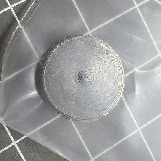 Barrel with complete mainspring for Seagull ST2504 movement by Kinetic Energy, watch repair part.