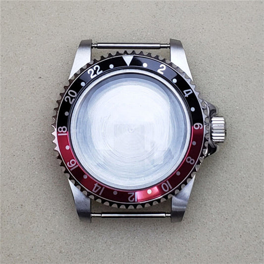 39.5MM stainless steel watch case with acrylic mirror for NH35/NH36 mechanical movements.
