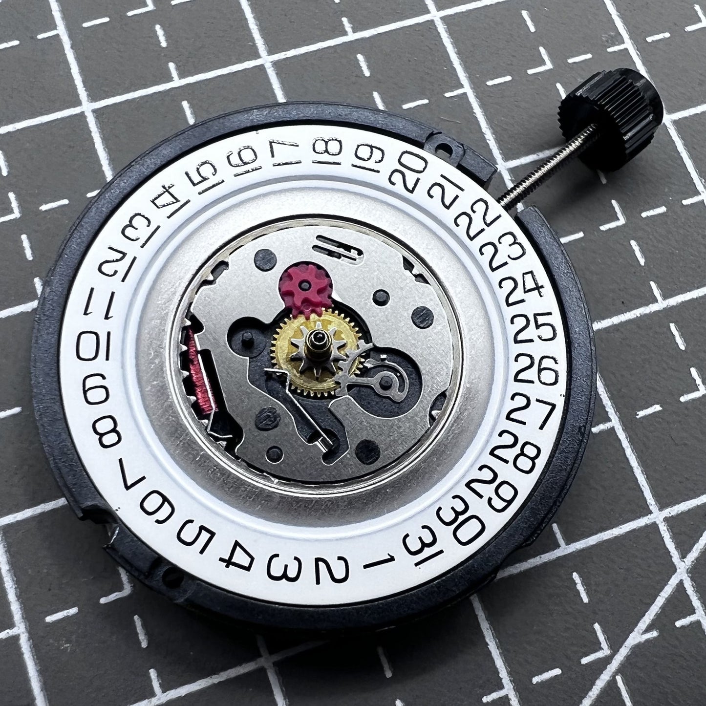 Swiss ETA 805.112 Quartz Movement 3 Hands Date at 4:30