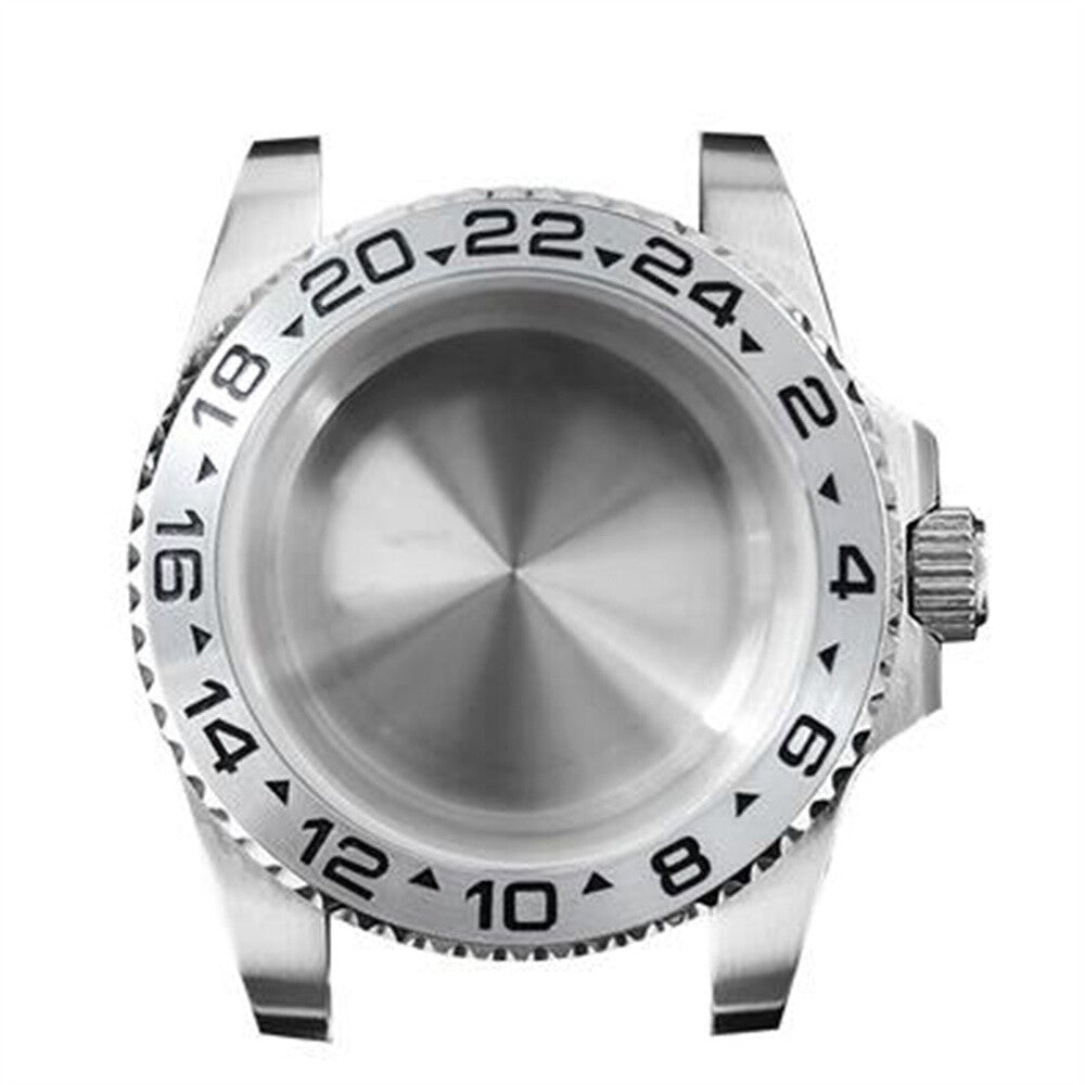 Boîtier de montre en verre saphir 40 mm, boîtier en acier inoxydable 316L pour NH35 NH36