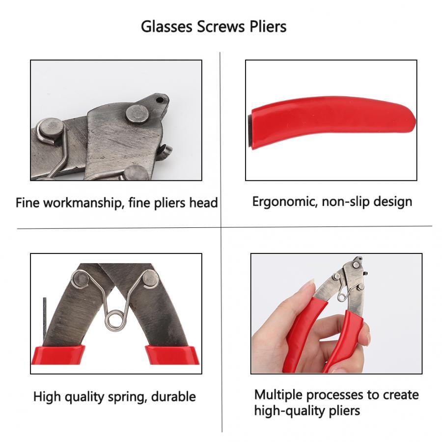 Eye Glasses Screw Cutter Glasses Cutting Glasses Screwdriver Pliers Repair Tools