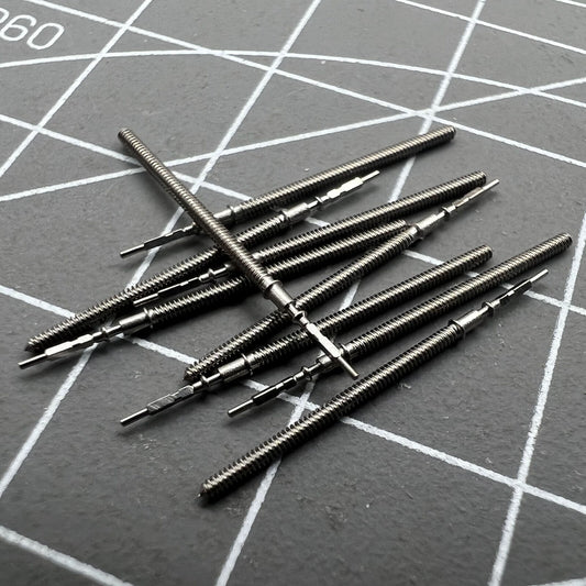 Generic watch winding stems compatible with VK63 VK64 VK67 VK68 VK61 movements for precise time adjustment.
