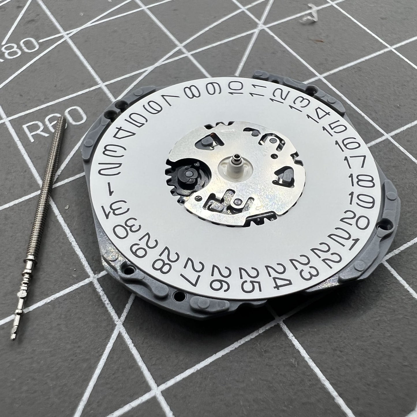 Hattori Epson VJ42B Movement Single Calendar Date At 3 Movement