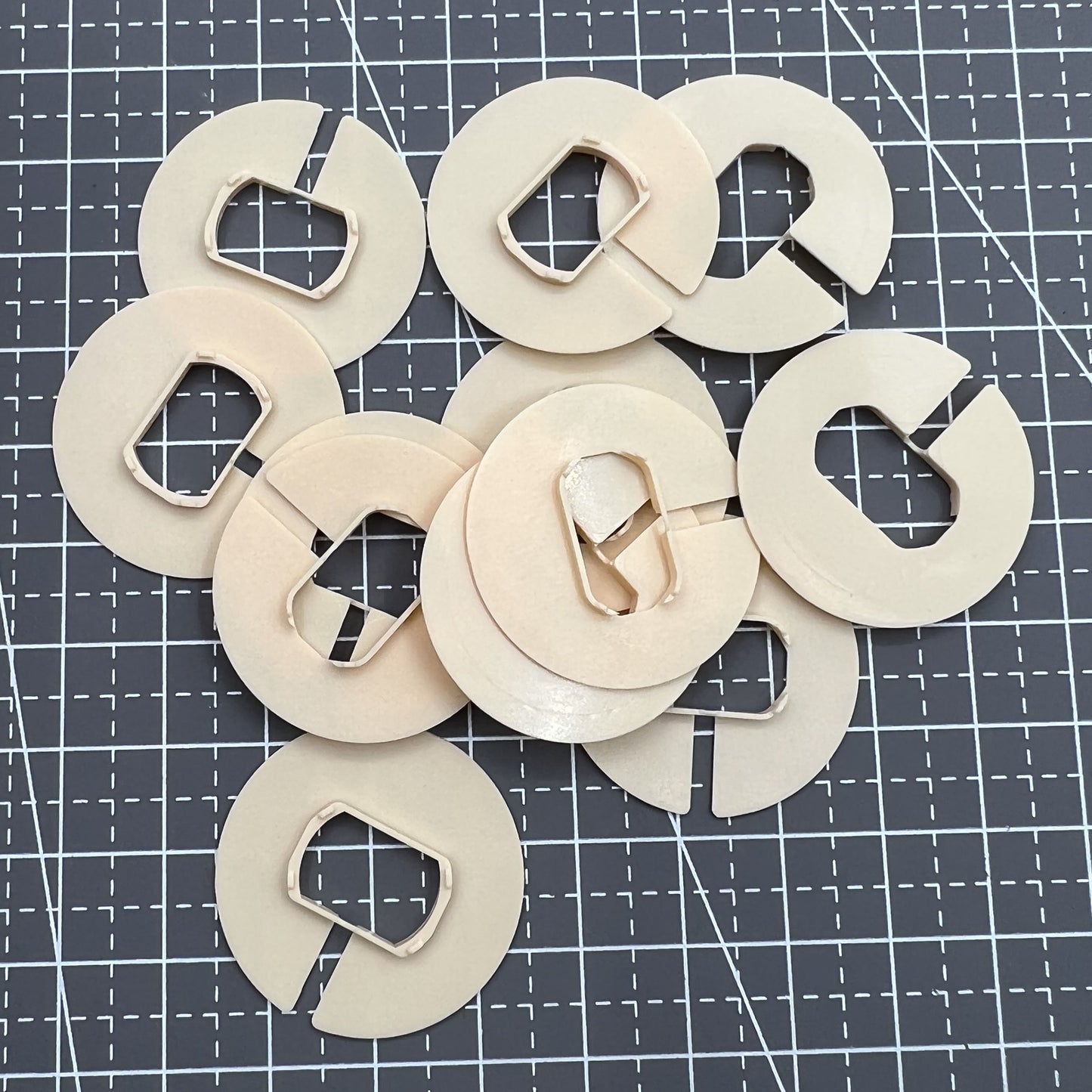 12 pièces 2 tailles de ligne entretoise de boîtier de mouvement support de bague de boîtier #T-676-TAILLE 3,75