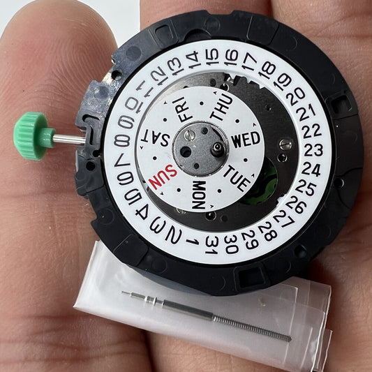 Japan Made MIYOTA Quartz OS00 watch movement with day-date for precise repair and replacement