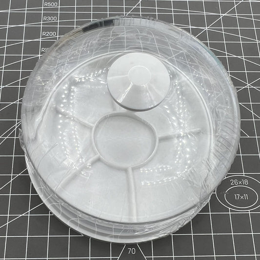 Swiss Bergeon 30097-BC dust cover and divided tray for watch accessory organization and protection