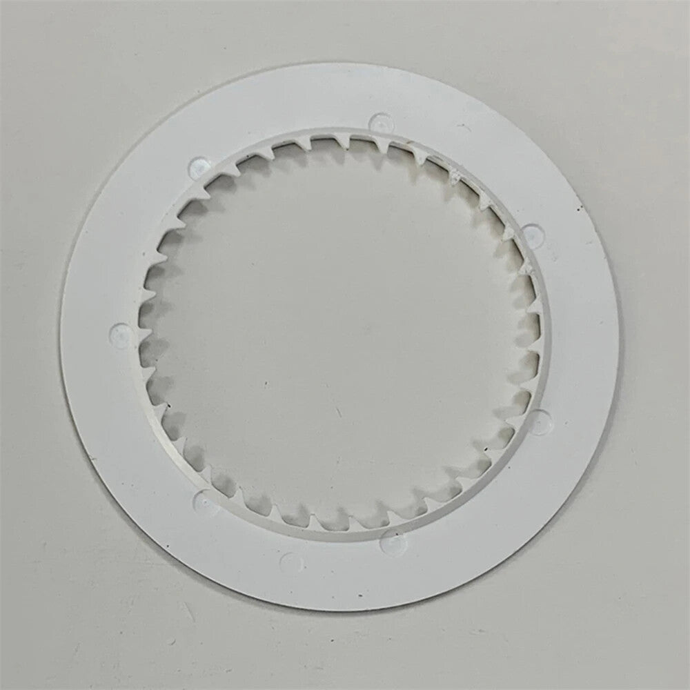 Yellow character date wheel for NH35 NH36 watches, black backdrop, precise replacement.