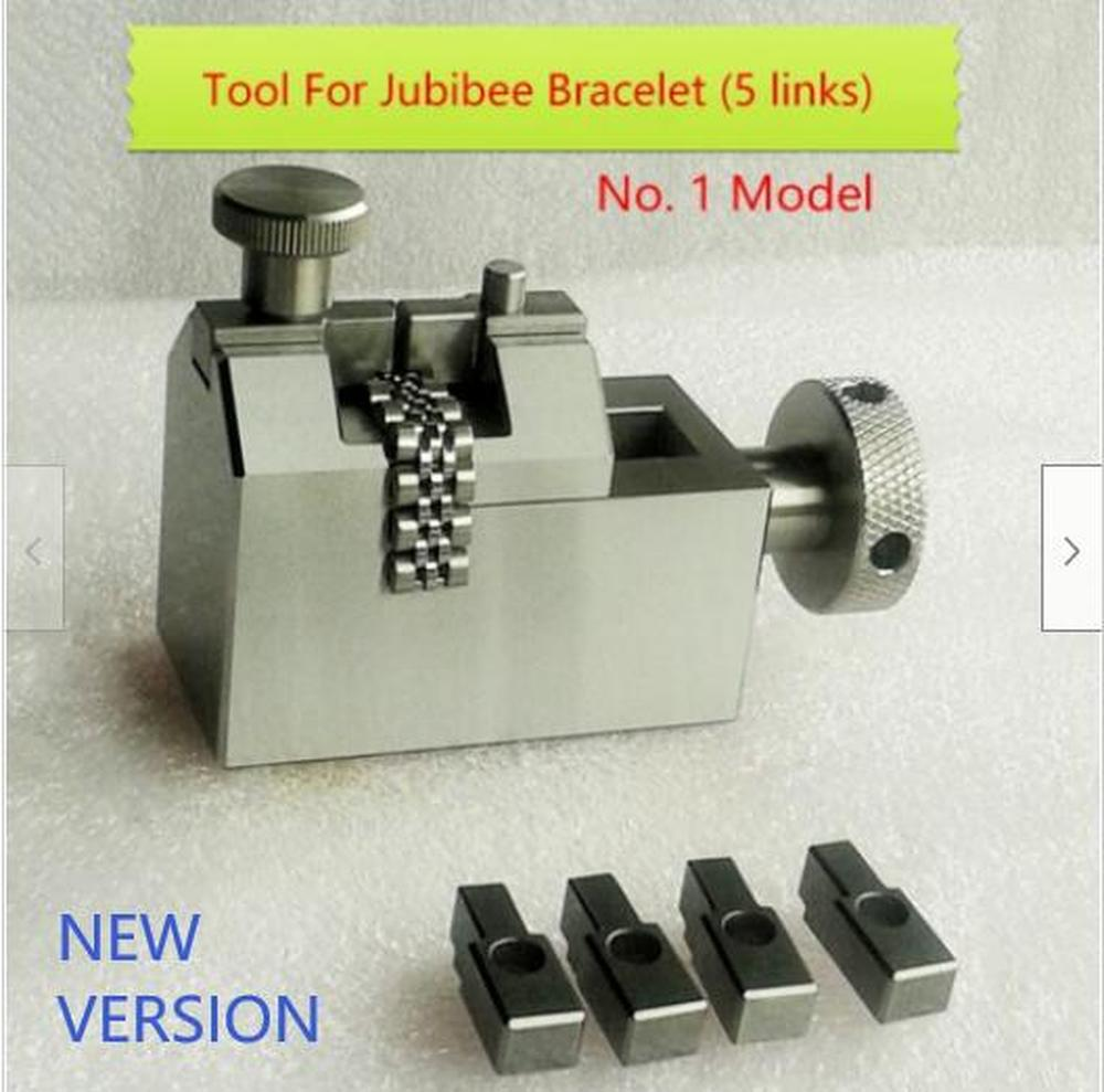 Rolex Submariner band adjustment tool for Oyster and Jubilee links, precise watch accessory.
