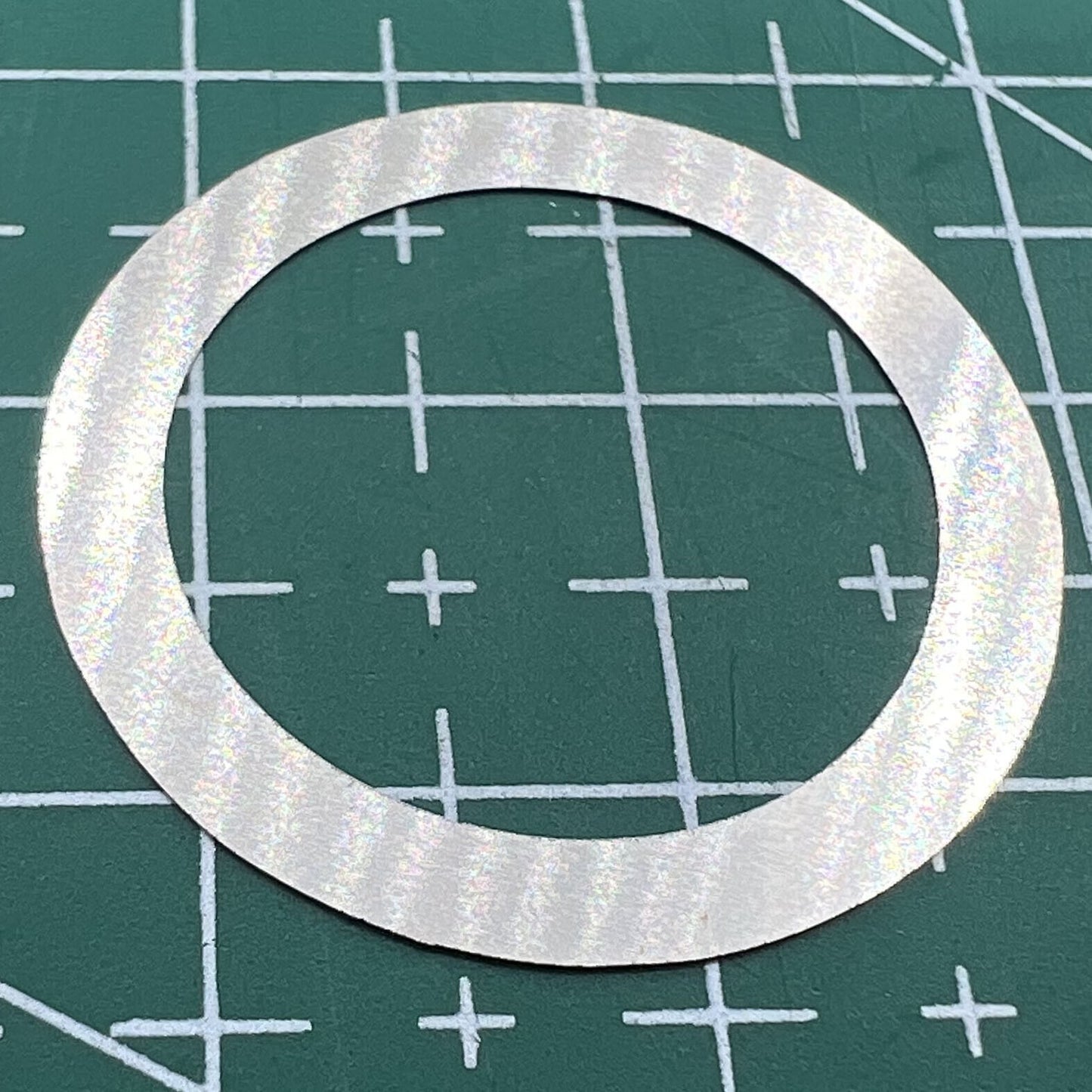 Date disk wheel displaying date at 9 o'clock for 2813/2836/8215 watch movement, generic replacement part.