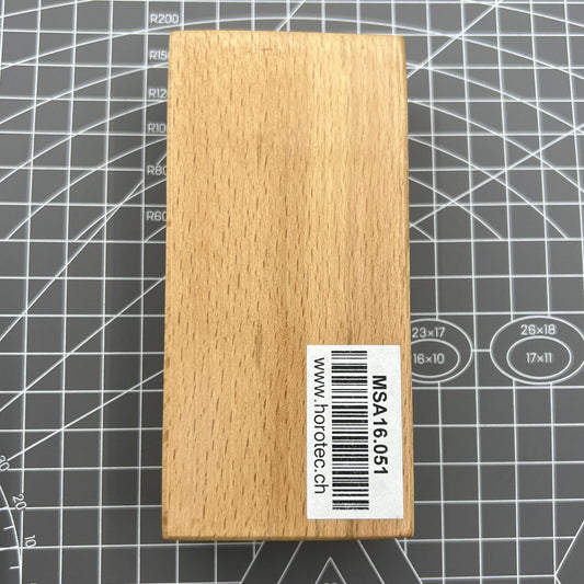 Swiss Tool Horotec MSA16.051 Arkansas stone in wooden box for precise watch accessory polishing