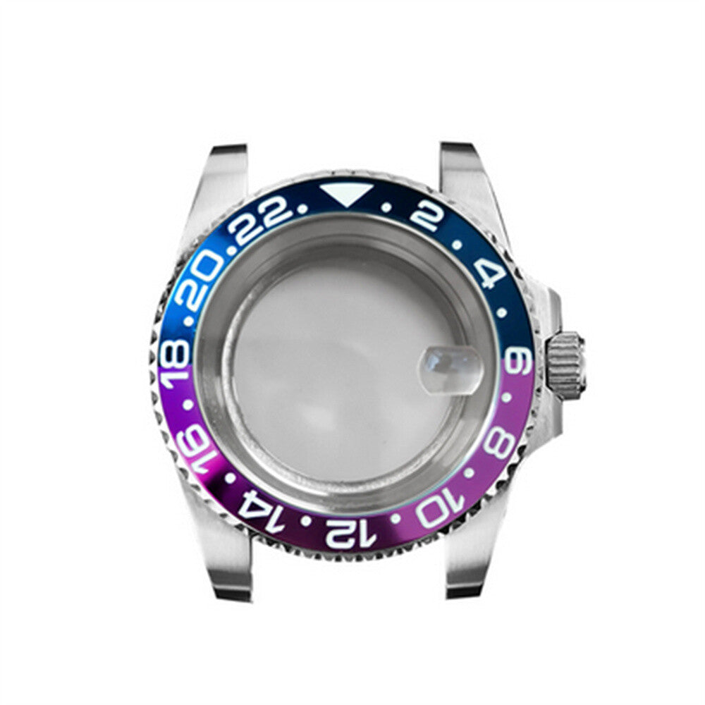 Boîtier de montre en verre saphir grossissant 40 mm pour montre NH35/NH36