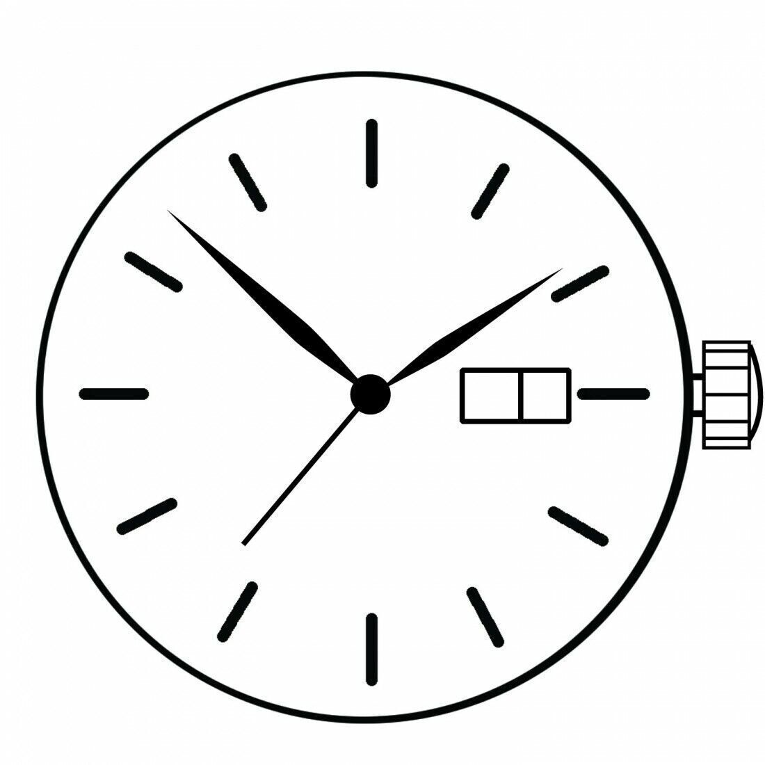 Hattori Epson TMI VX43 VX43E Watch Quartz Movement Japan Made