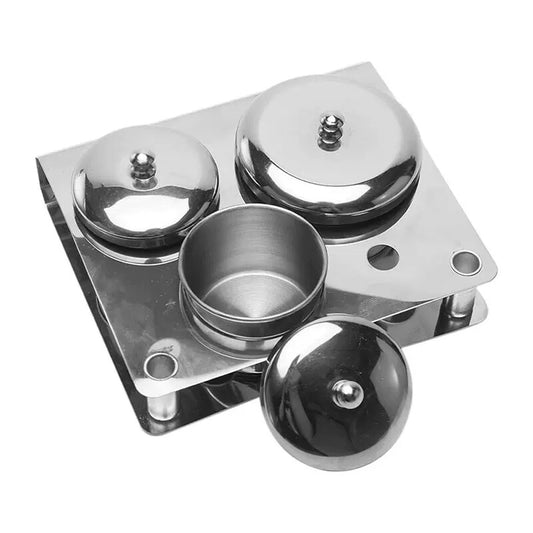 Stainless steel watch oil washing jar for precise watchmaker repairs