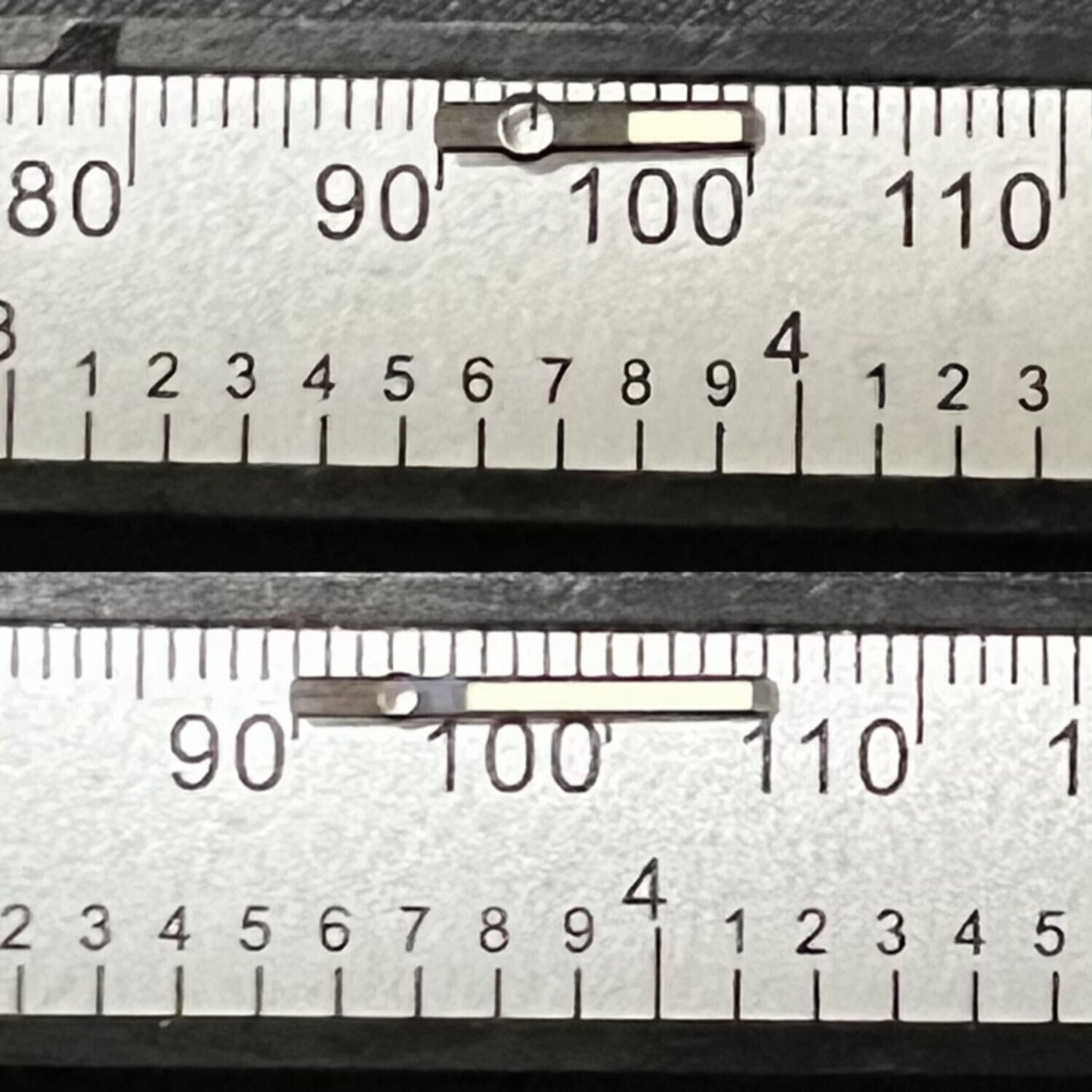 Aiguilles de montre de plongée lumineuses vertes C3 12 mm avec garniture argentée pour SKX/SBBN NH35A/NH36
