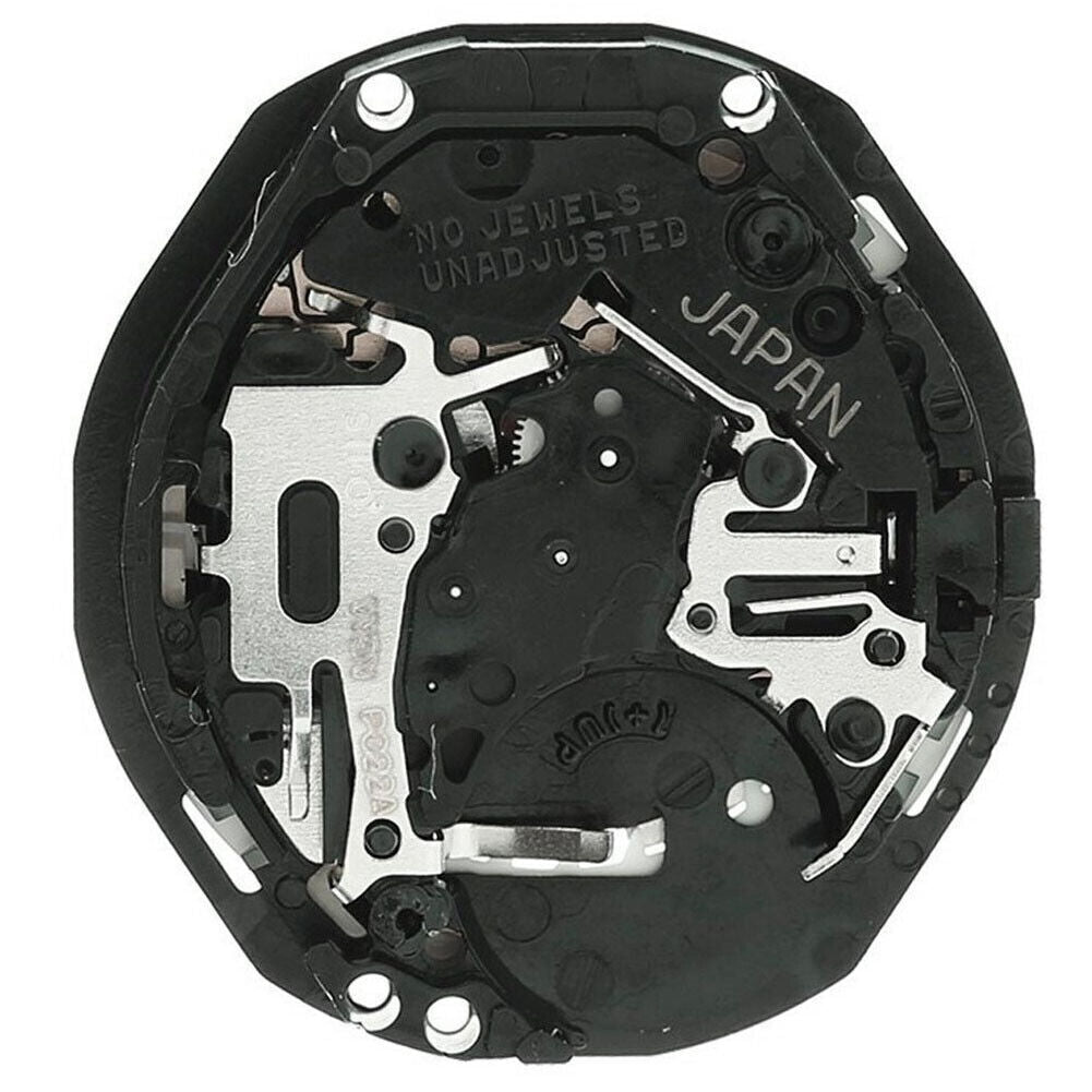 Hattori Epson TMI PC22 quartz watch movements with date window, Japan made, pack of 3 for precise repairs.