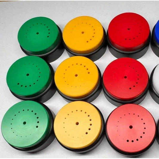 45mm watch balance wheel and hand set with mounting holder in black case