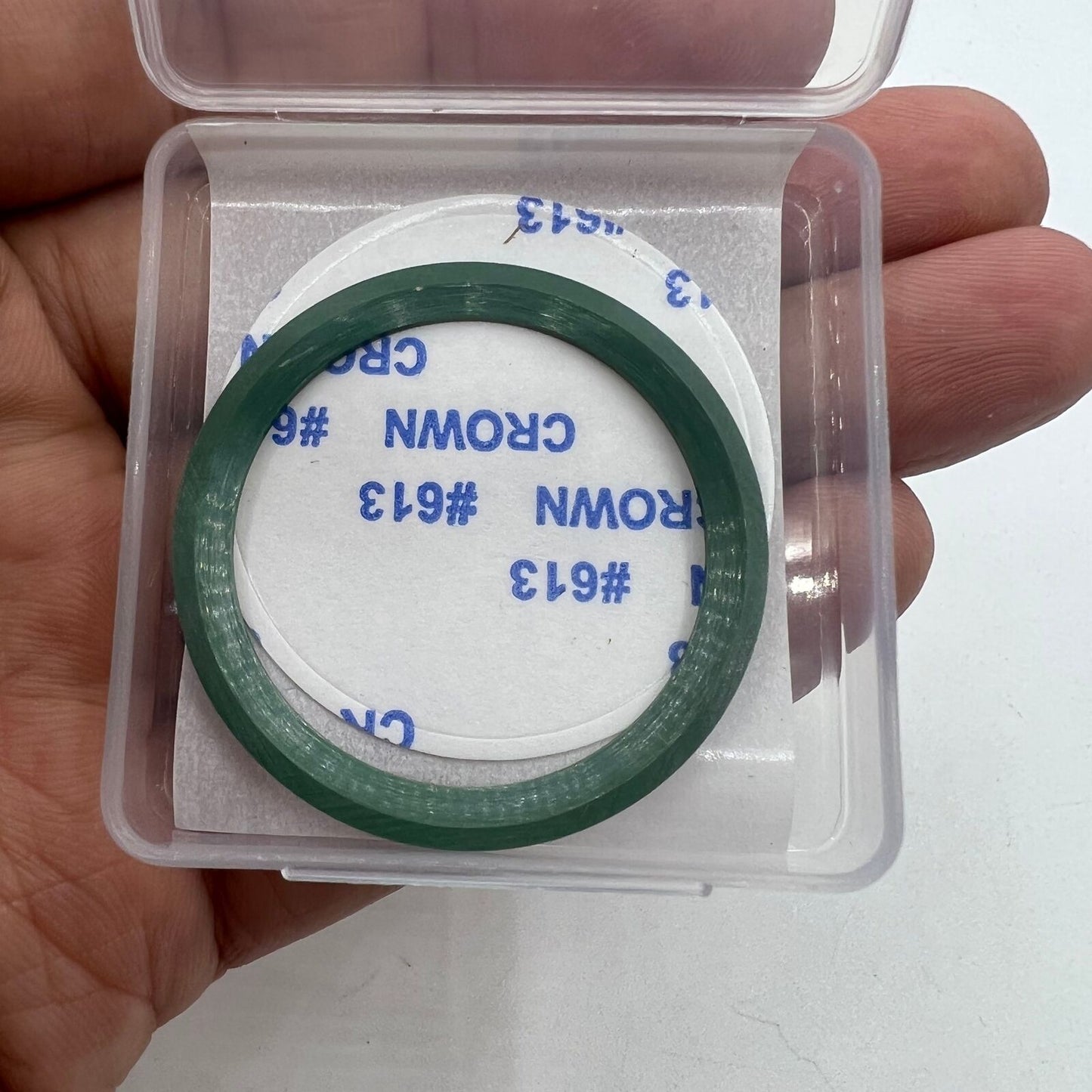 38mm Keramik Hang Grün Ring Goldene Schrift Grün Leuchtende Uhr Lünette Uhr Teil