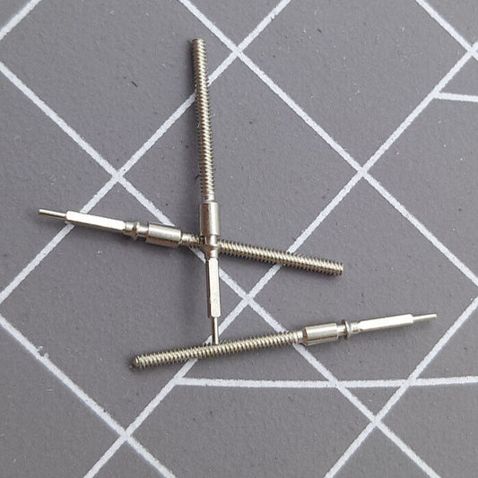 Set of 3 ST25 watch winding stems for Seagull 2503, 2504, 2505 movements, precise fit.