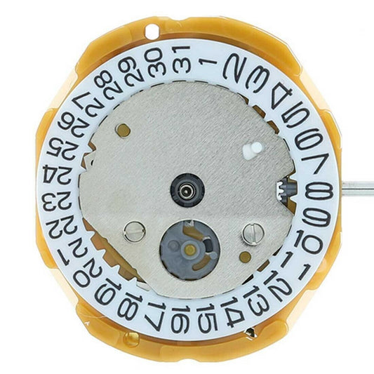 Miyota GL10 quartz movement watch with date display at 6 o'clock for precision timekeeping