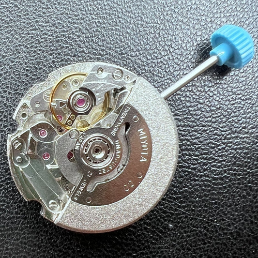 Japan Miyota 6T15 automatic watch movement with single calendar, precise mechanical timekeeping by Miyota.