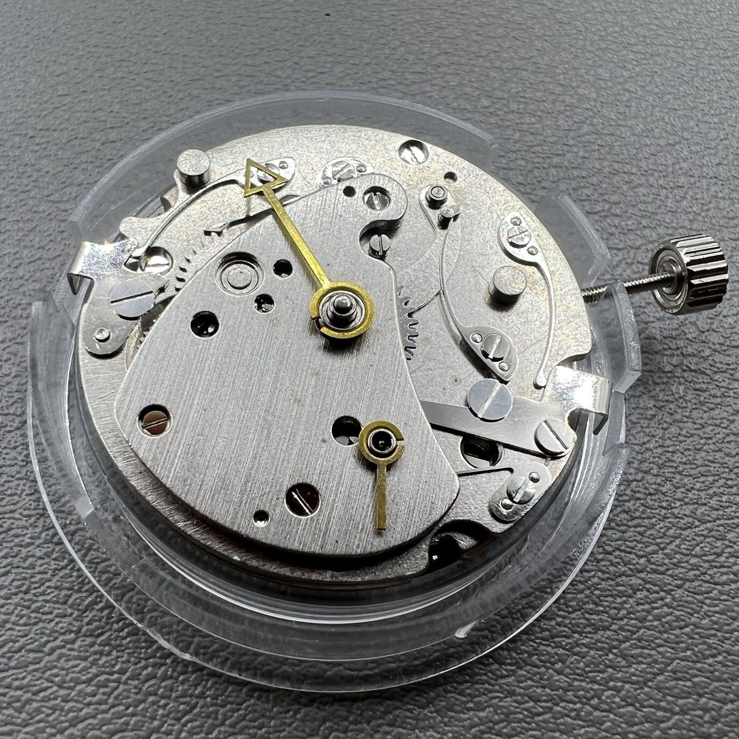 Tianjin Seagull TY2711 watch movement displaying intricate automatic mechanical components and craftsmanship.
