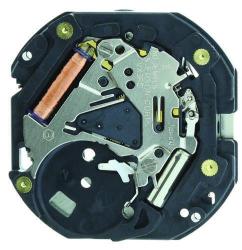 Hattori Epson TMI VX3R quartz watch movement, precision Japanese craftsmanship for repairs and upgrades