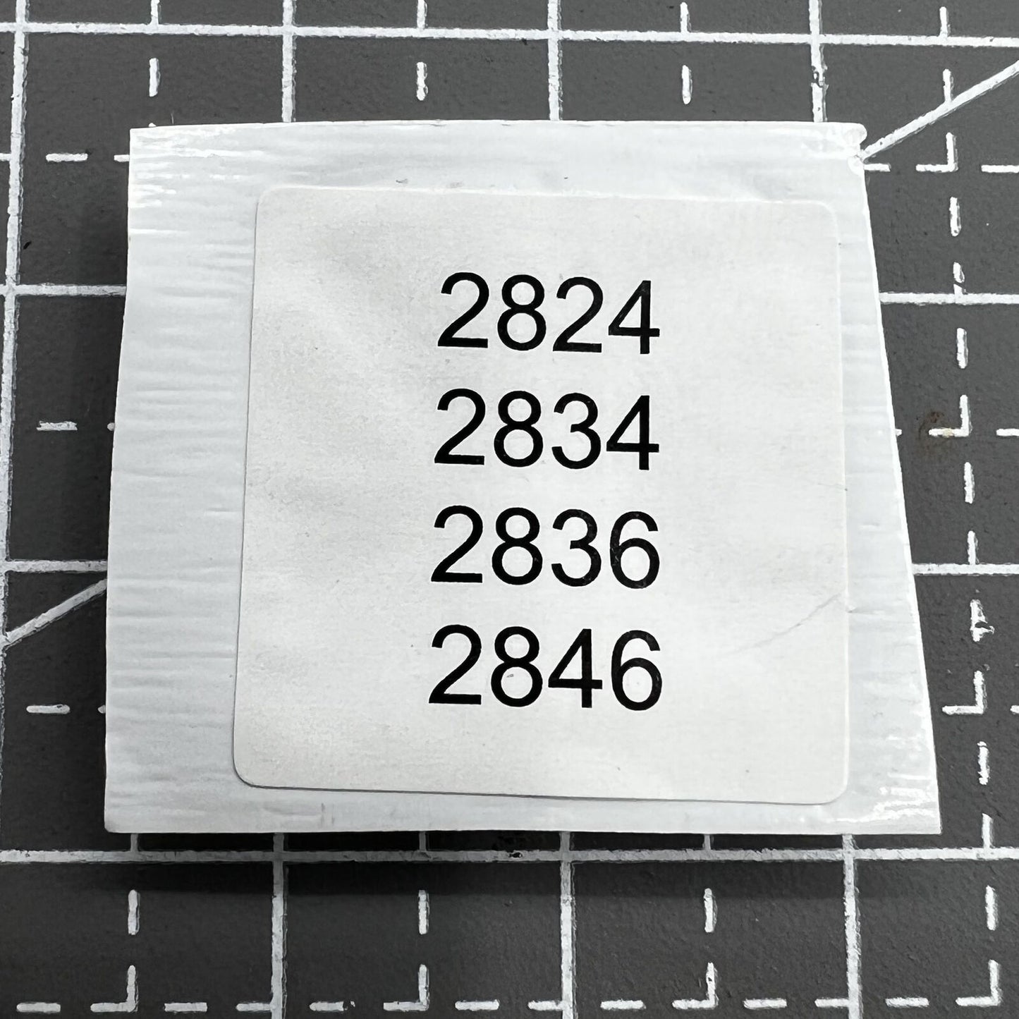 Plate Cap Jewel Generic for Movement ETA/Seagull 2836/2834/2824