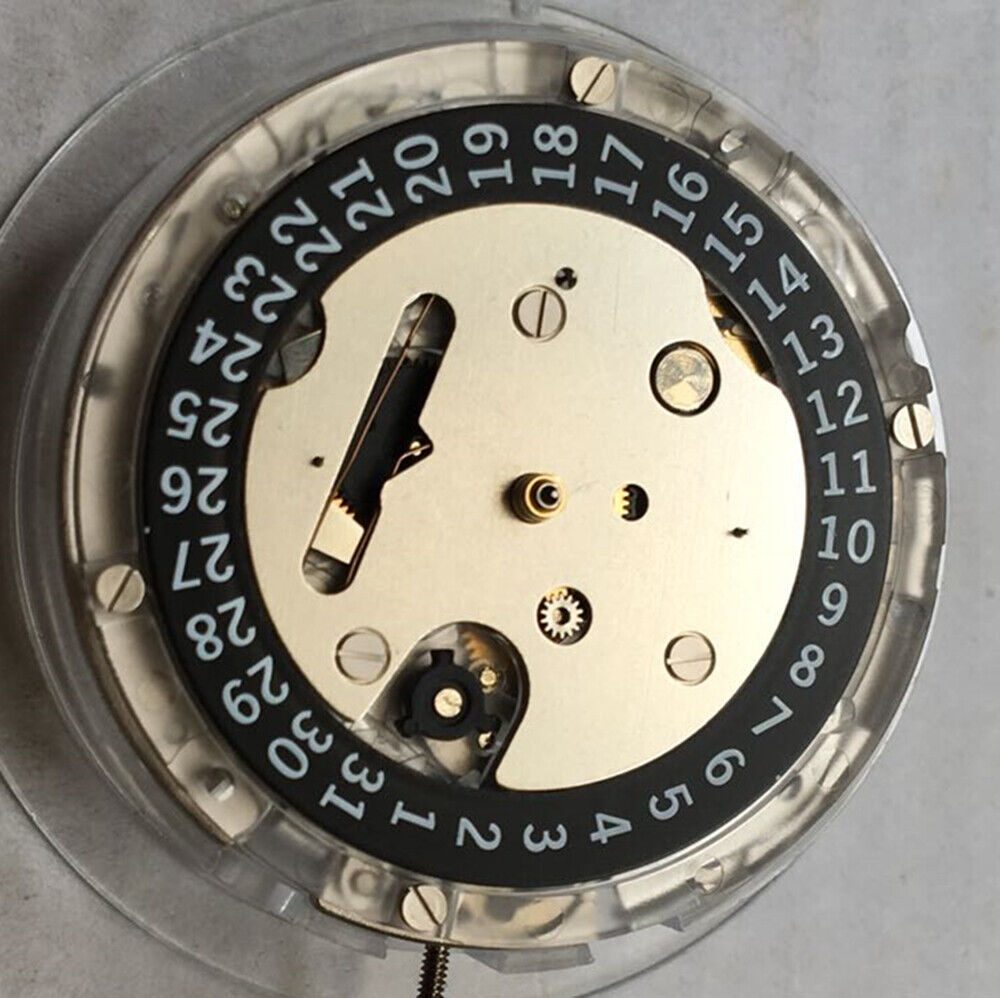 Swiss Made ETA C01.211 chronograph watch movement with black dial, precision mechanical timing by Tissot 1853.