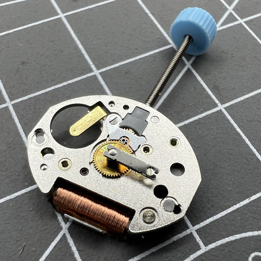 Ronda 751 quartz watch movement with H3 luminous 2 hands, precise timekeeping by Ronda.