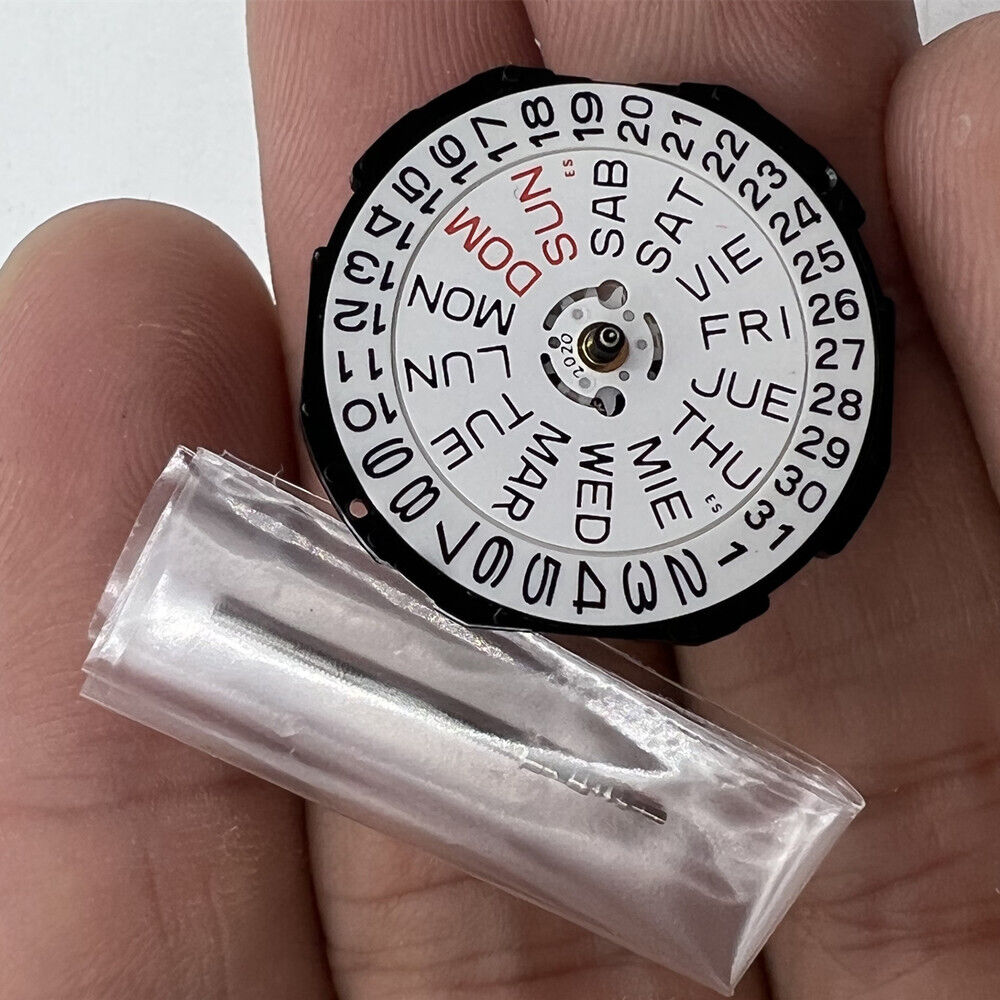 Hattori Epson TMI PC33 quartz watch movement, precision Japanese craftsmanship for reliable timekeeping.