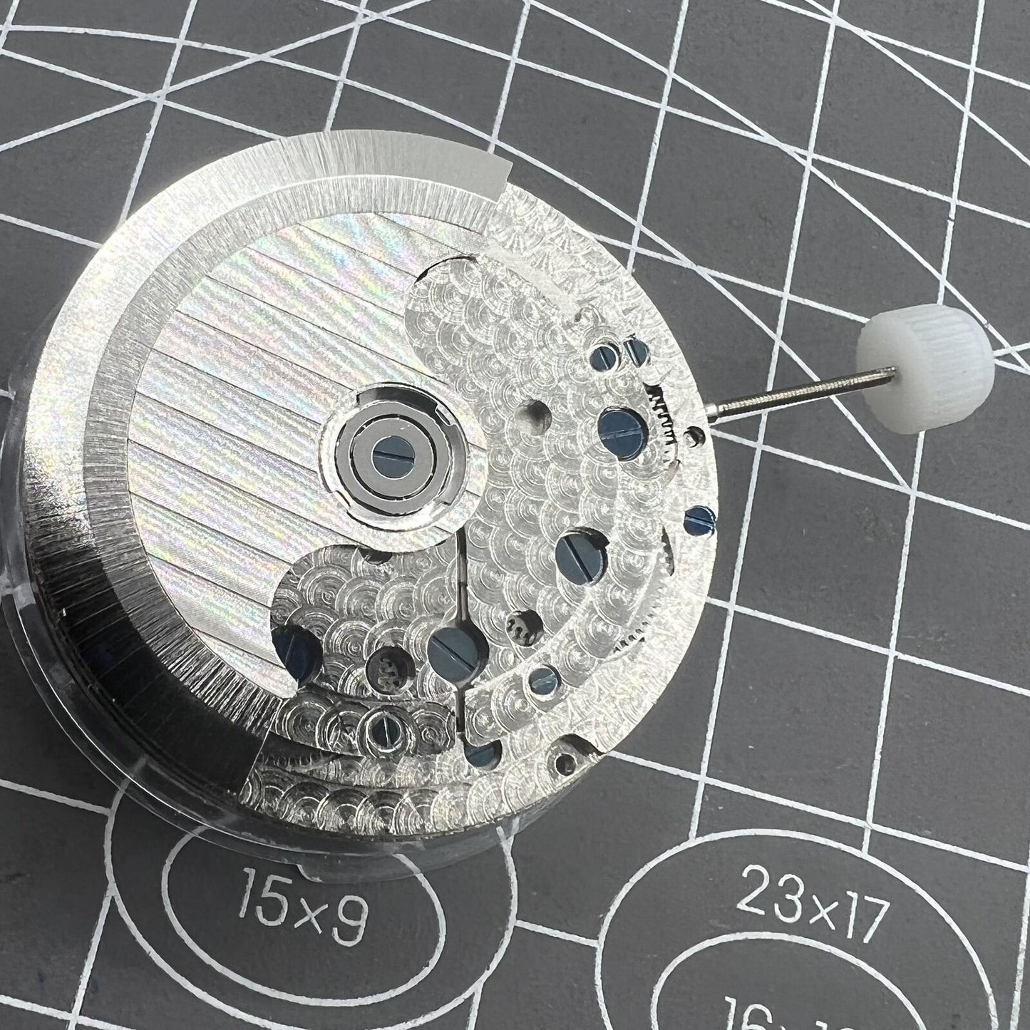 SHANGHAI Automatisches mechanisches Uhrwerk, doppelte Unruh bei 6