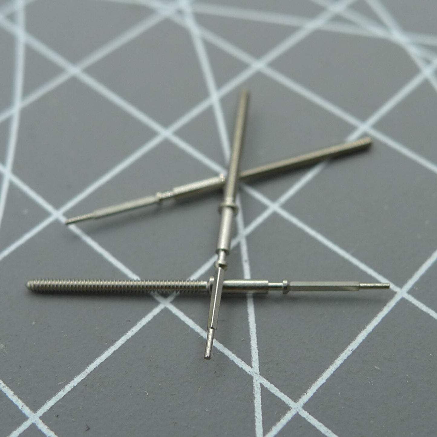 Durable watch winding stem for Swiss Ronda Z50 Z60 movement, precise replacement part.