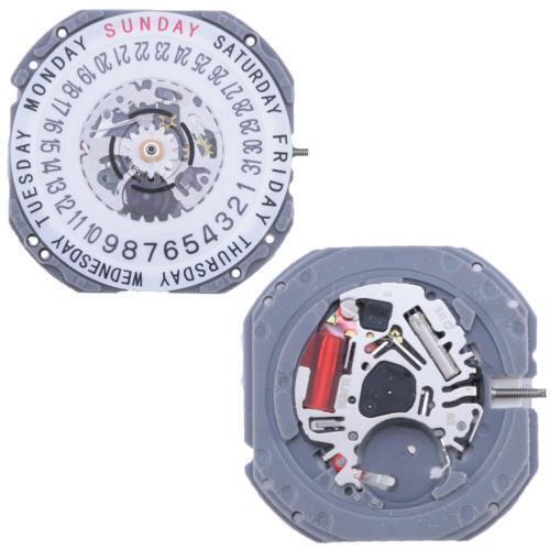 Hattori Epson TMI VJ45 quartz watch movement showcasing precision Japan-made mechanism for accessories.