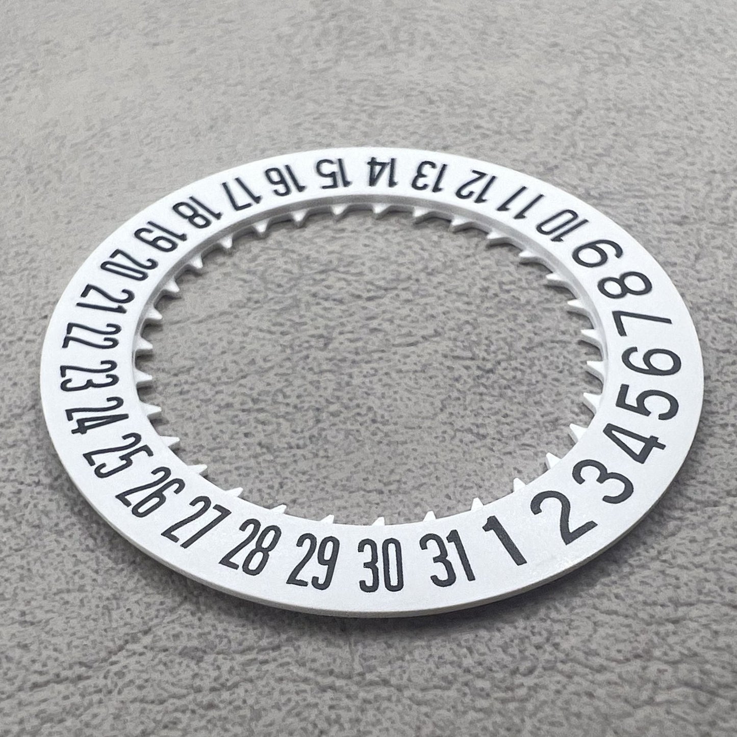 2 PIECES White Date Disk Wheel Date Wheel Date At 6 Fit for Movement NH35 NH36