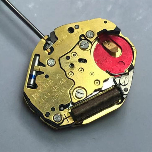 Miyota 4T43 quartz movement with small second at 6, precision watch accessory for timekeeping