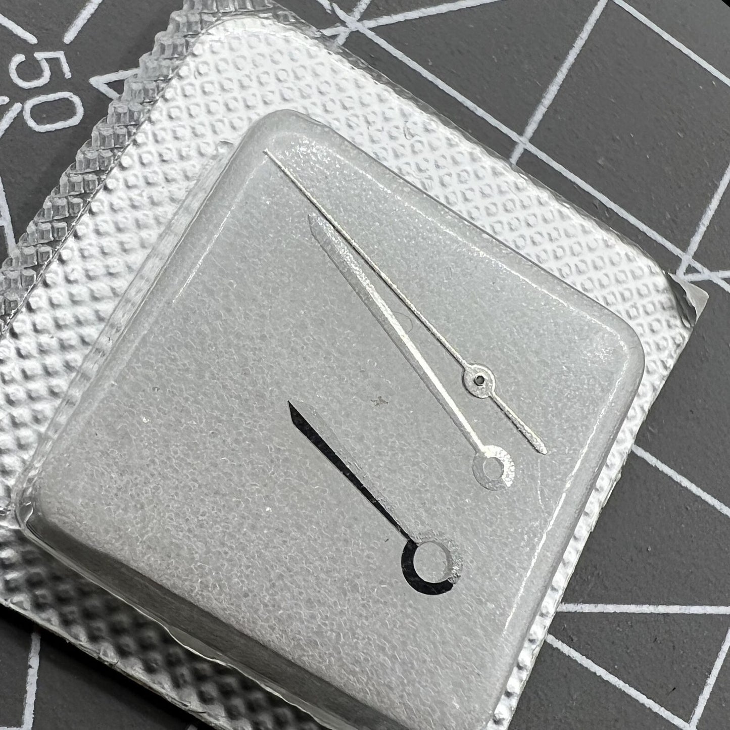 12mm 3 Hands set for ETA 2892 men's watch, including hour, minute, and second hands.