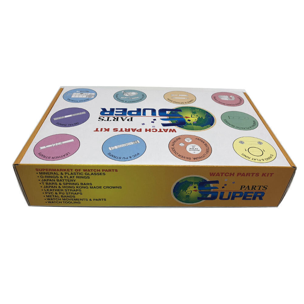 Round flat mineral watch glass, 1.5mm thick, durable replacement for watches, 200 pieces per box.