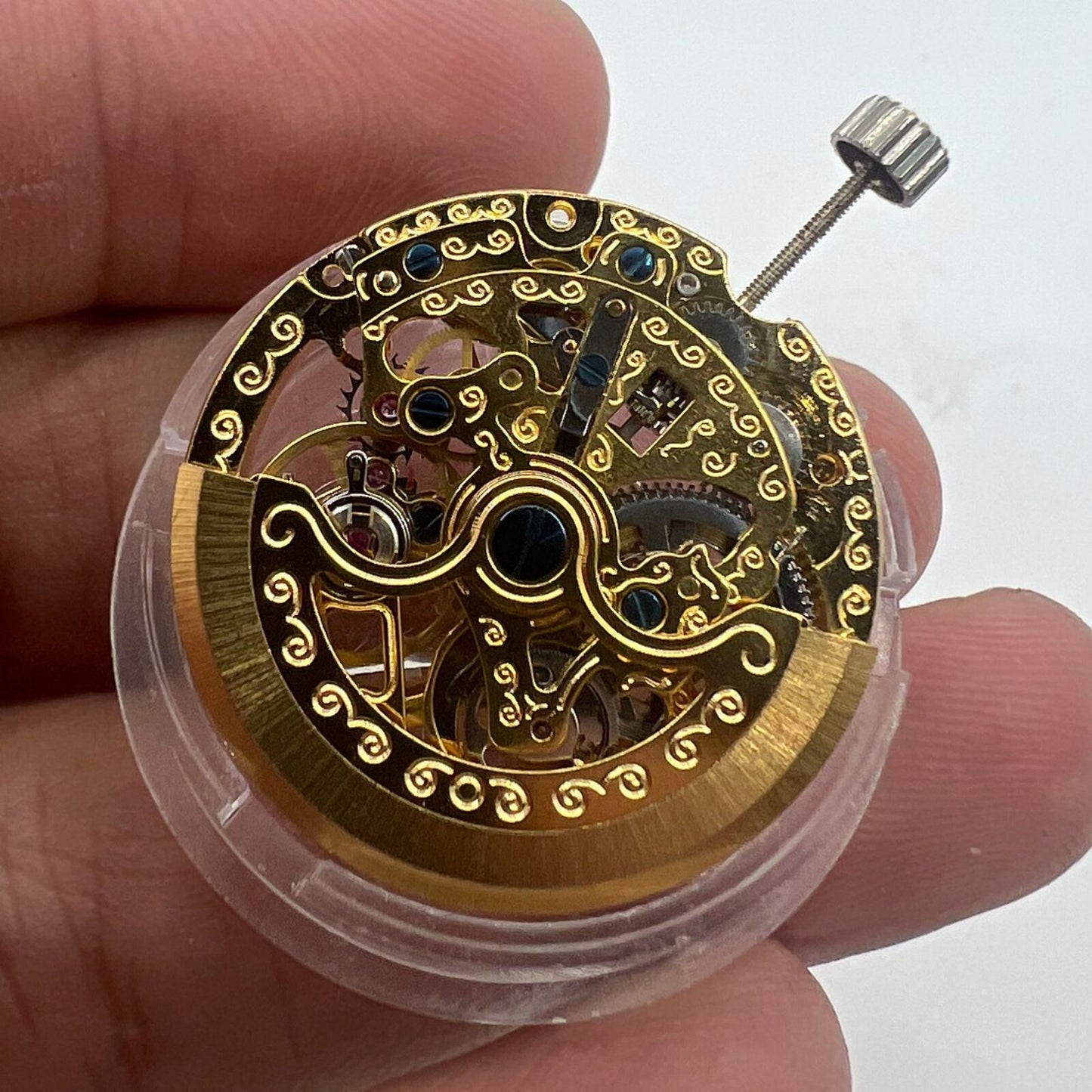 Mouvement mécanique automatique creux de remplacement pour montre asiatique Golden Tianjin TY2807 T16