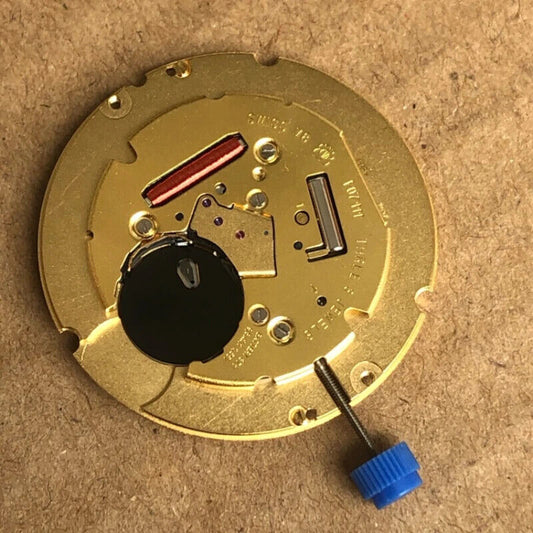 ETA F07.111 Swiss quartz movement with 3 hands and date display at 3 o'clock, precision watch part