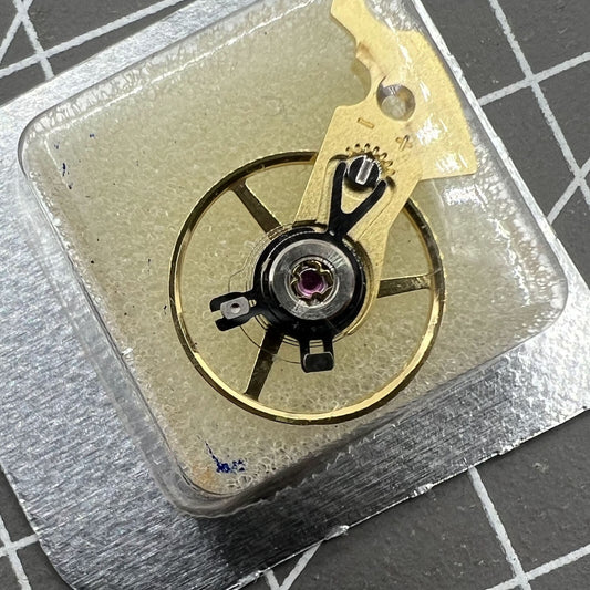 Golden balance wheel splint for ETA 2824/2836 movement, precision watch accessory.