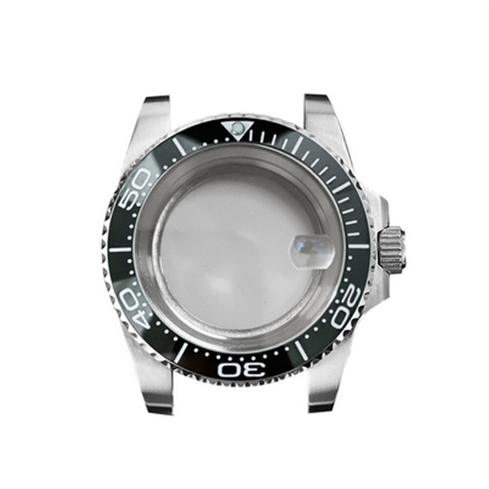 Boîtier de montre en verre saphir grossissant 40 mm pour montre NH35/NH36
