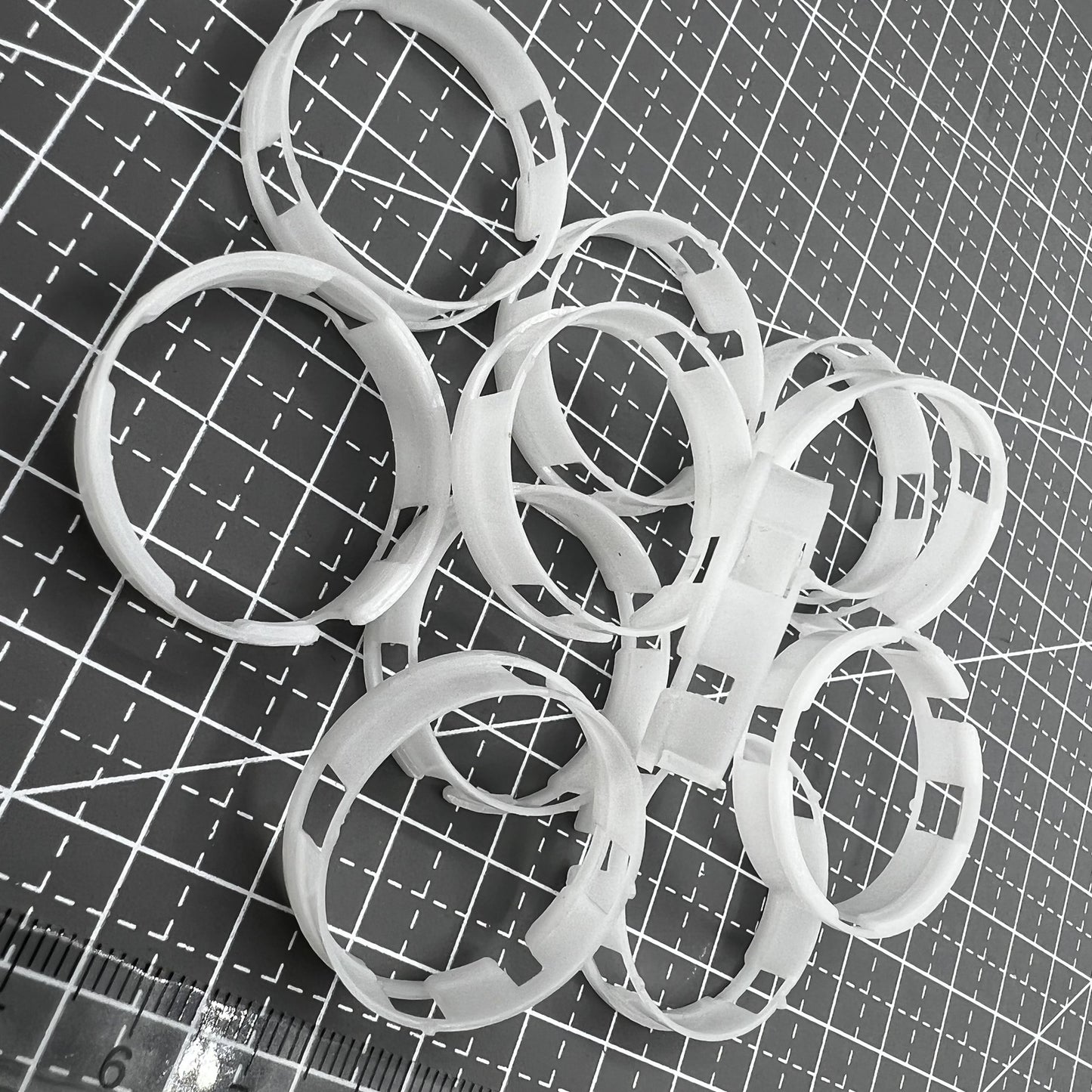 5 Stück Cushion Mount Abstandsringe 6.5x27.5mm für ETA 2824 2836 2846 Uhrwerk