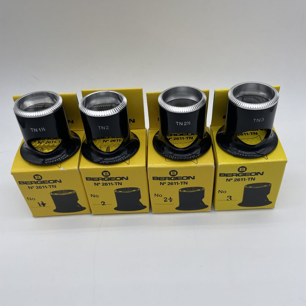 Repair Tool NEW Bergeon 2611-TN 2611-TB Series Magnification Loupe with Opening