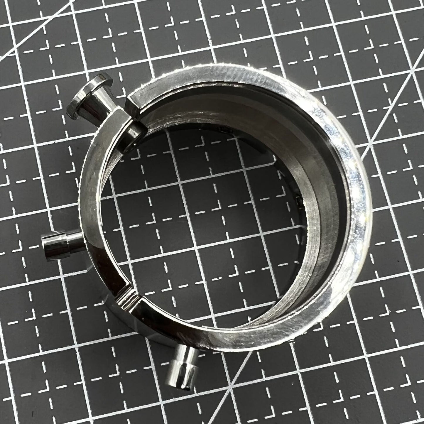 Chromium-plated Movement Holder Generic for Movement ETA 7750